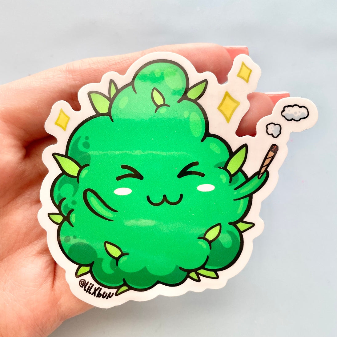 lilxbun nug buddy v1 vinyl sticker