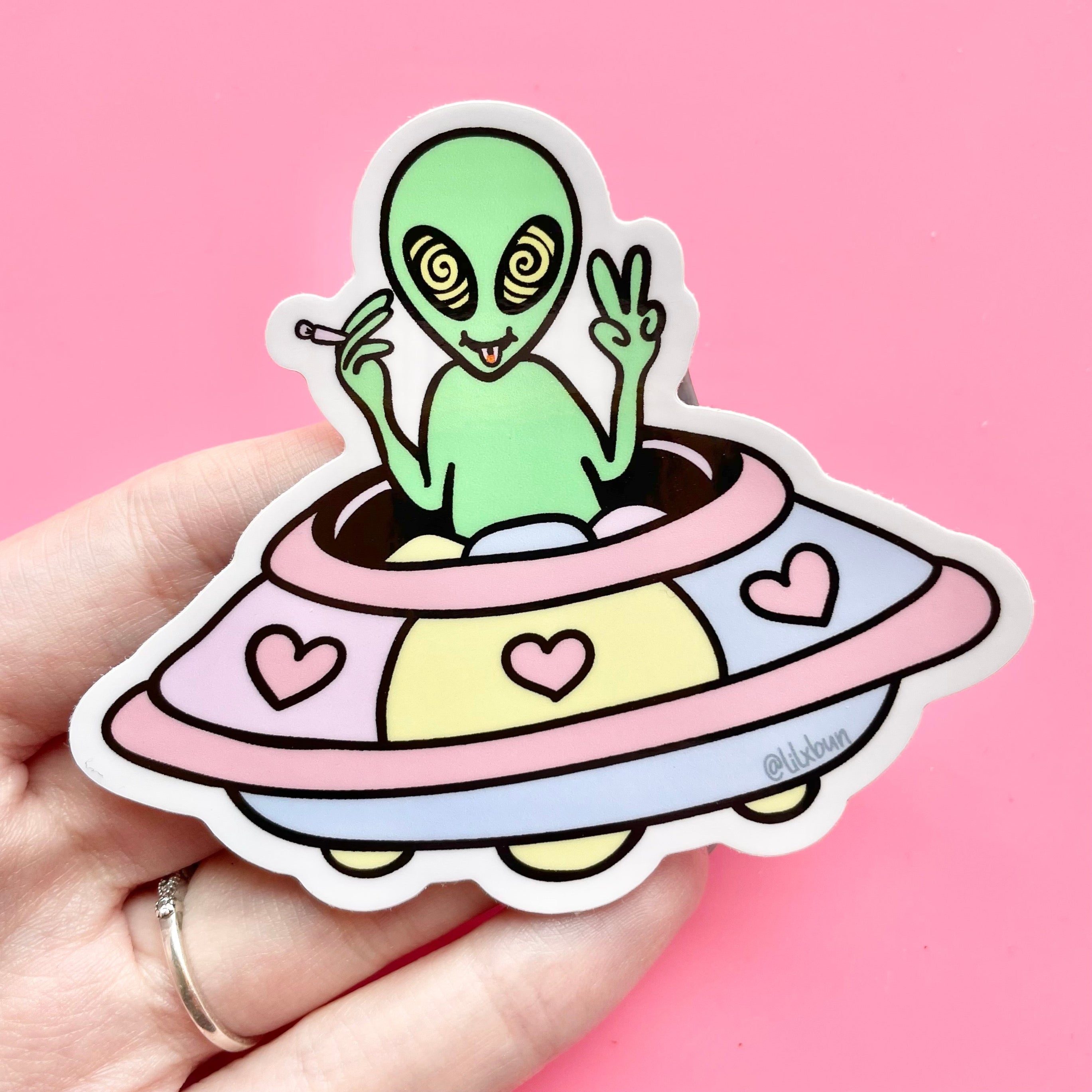 lilxbun Alien OG Sticker