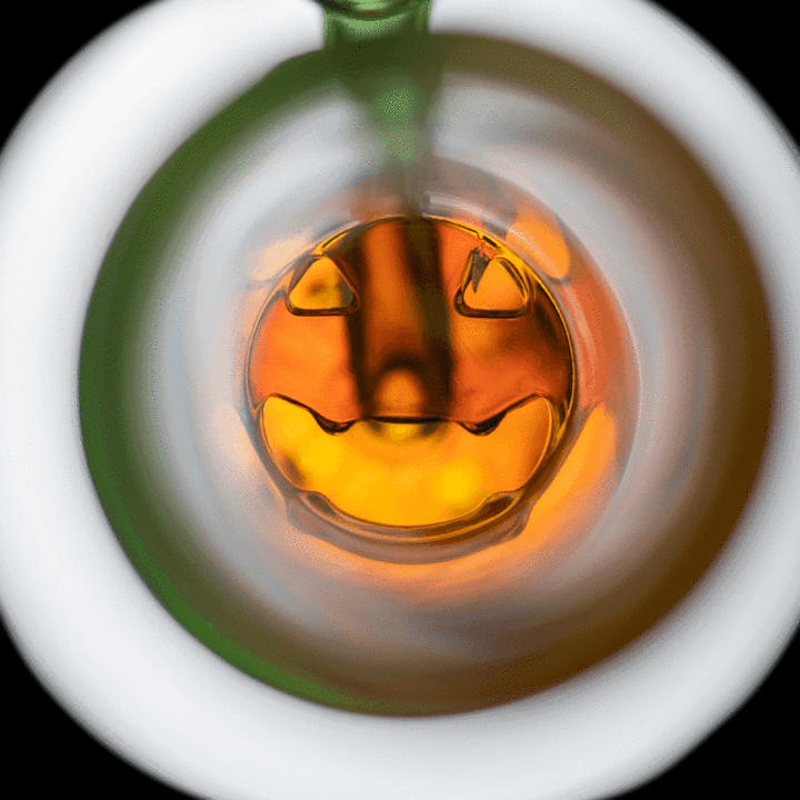 mj arsenal carver pumpkin water pipe glass