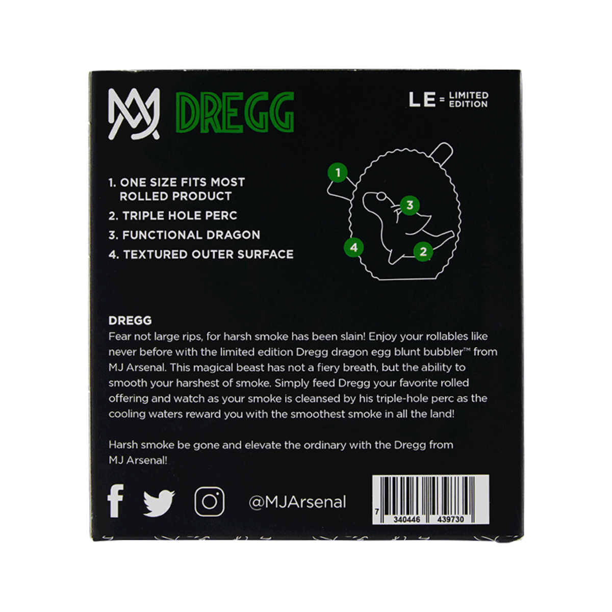 MJ Arsenal Dregg - Blunt Bubbler
