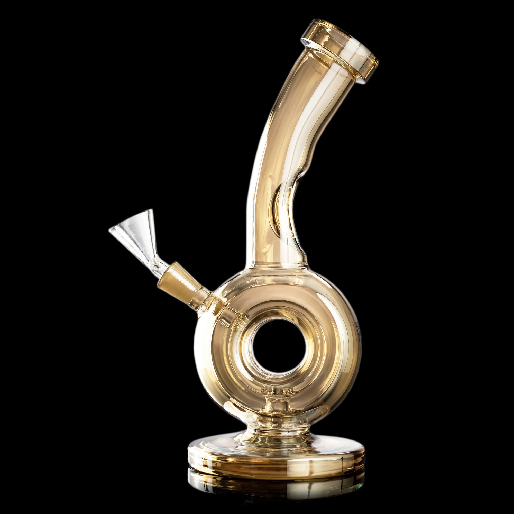 mj arsenal gold saturn glass water pipe limited edition