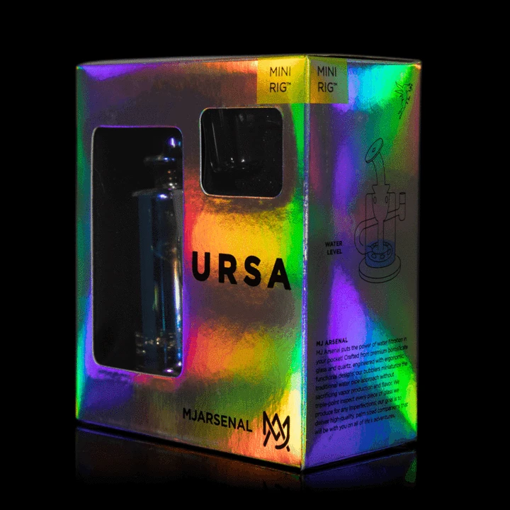 mj arsenal mini rig box iridescent collection