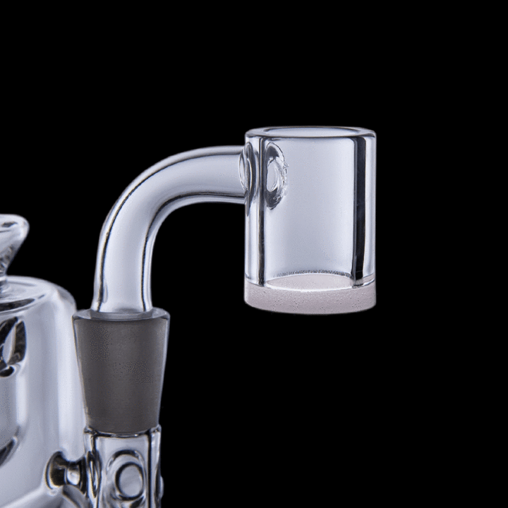 mj arsenal mini rig white opaque quartz bucket