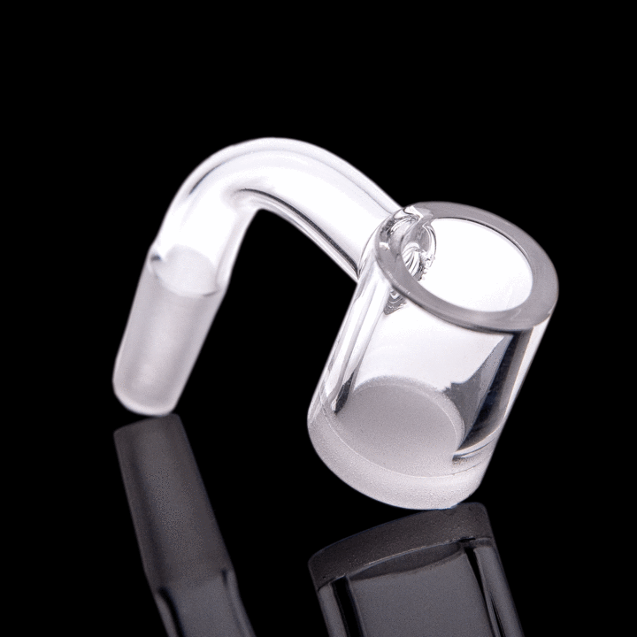 mj arsenal white opaque bottom quartz banger large