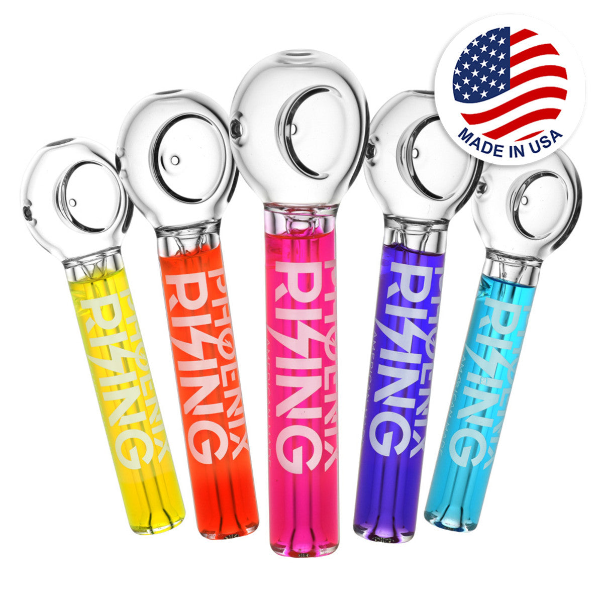 Phoenix Rising Glycerin Spoon Hand Pipe