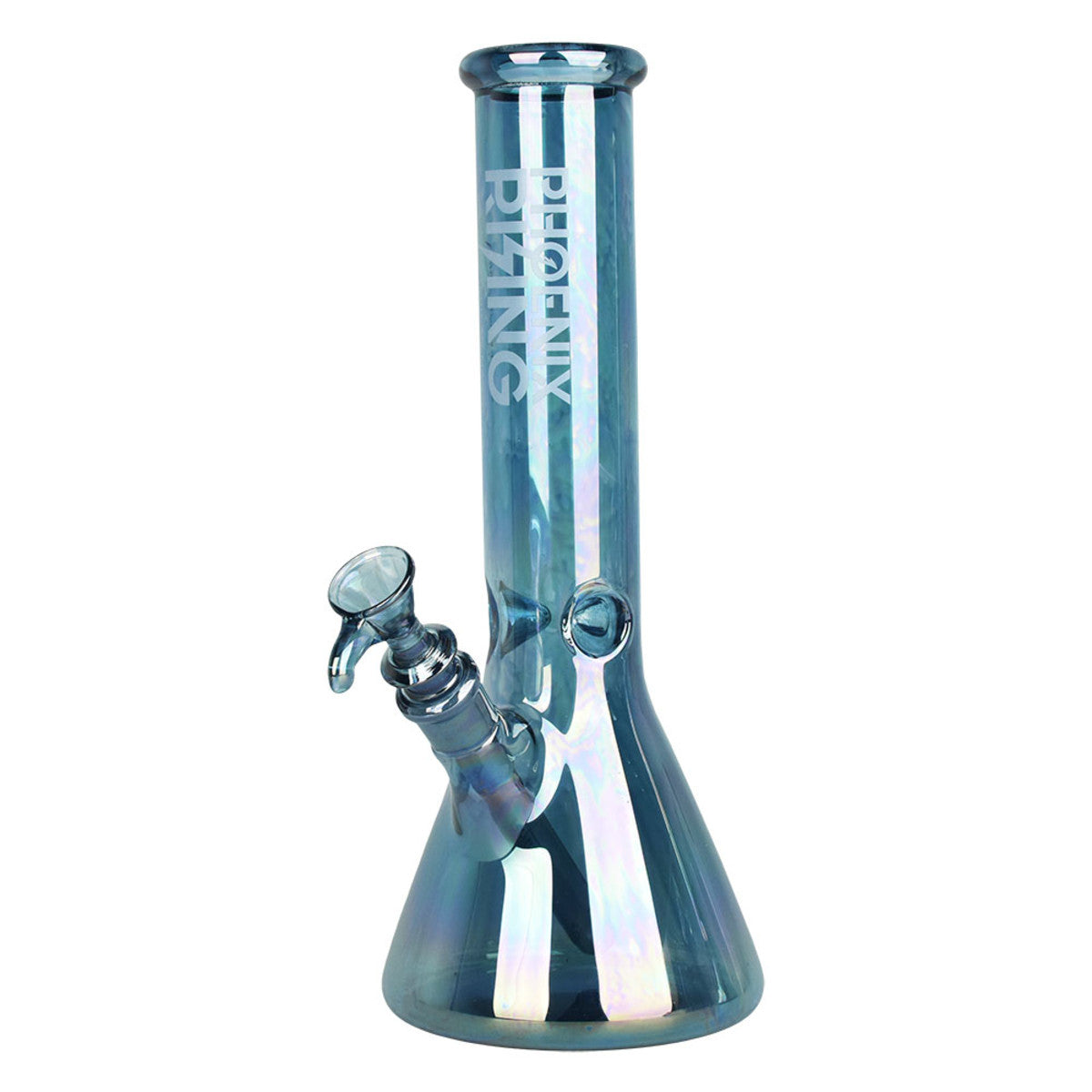 Phoenix Rising Metallic Beaker Water Pipe | 12"