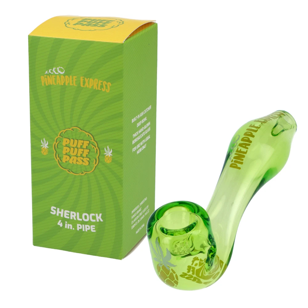 pineapple express sherlock glass pipe