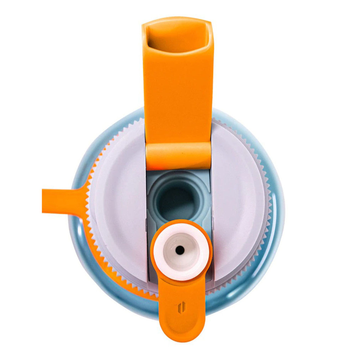 puffco budsy bong glacier blue top view