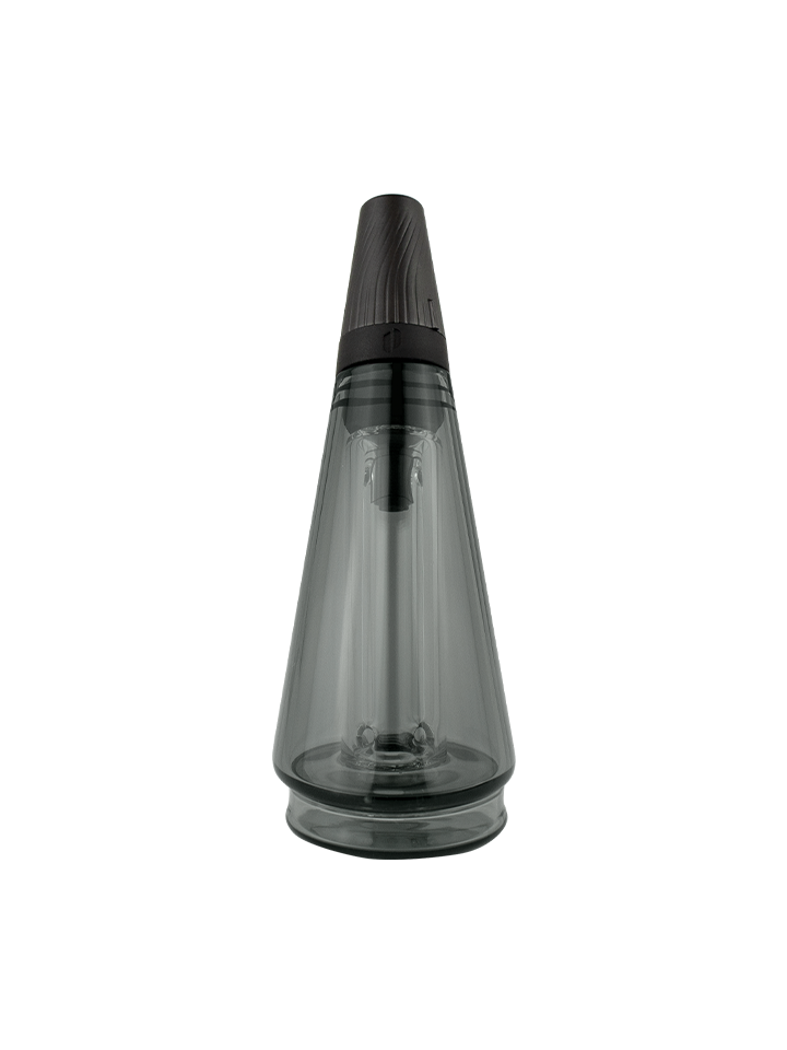 puffco peak pro colored travel glass top shadow black