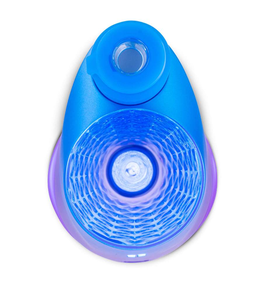 puffco peak pro indiglow edition top view
