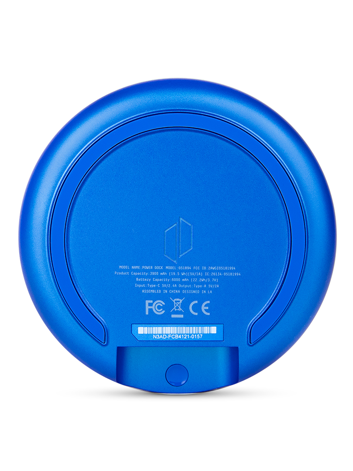 puffco peak pro power dock indiglow blue edition