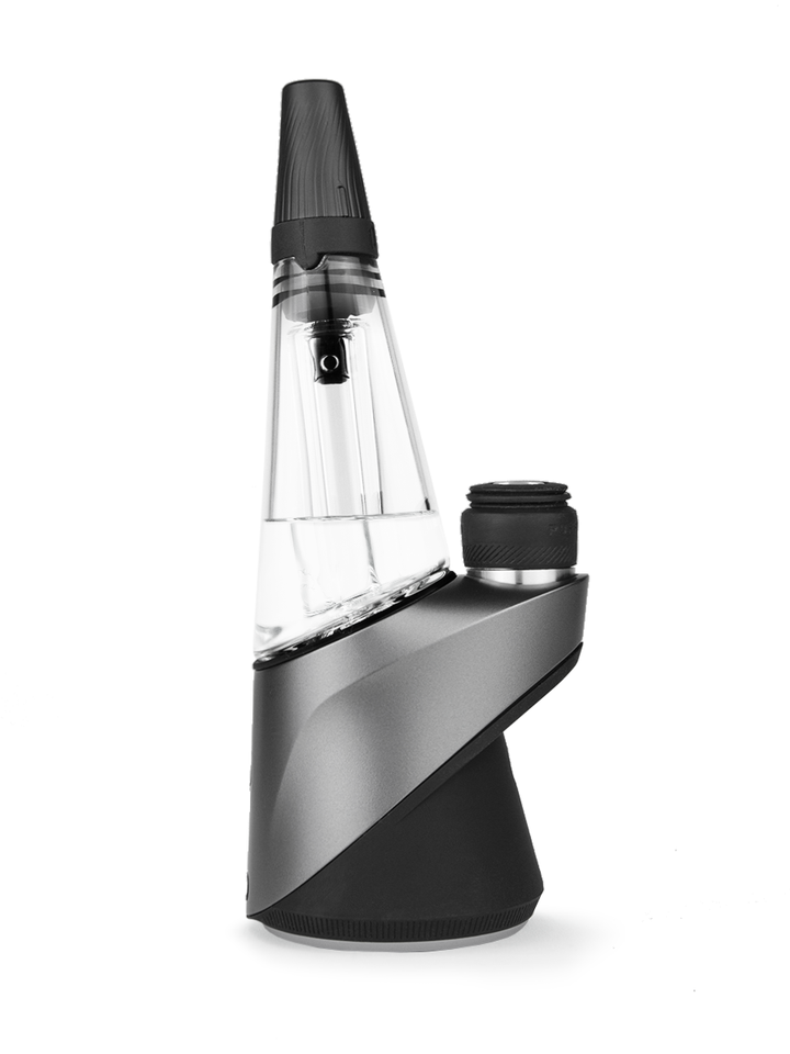 puffco peak pro travel glass top clear black