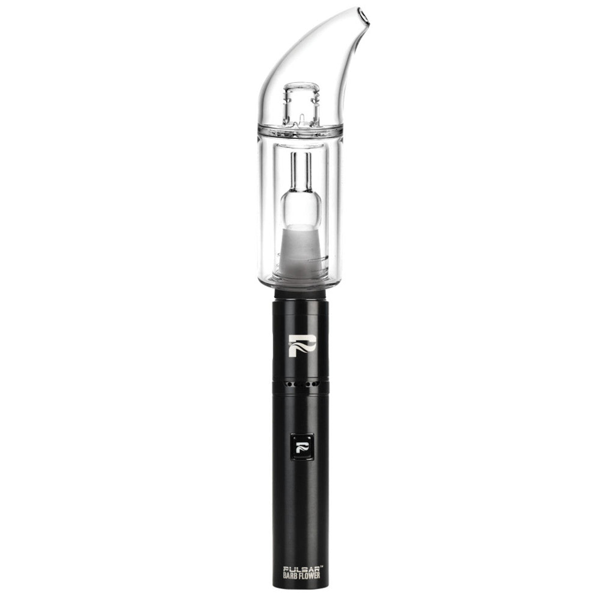 Pulsar Barb Flower/Fire Travel Glass Bubbler Attachment