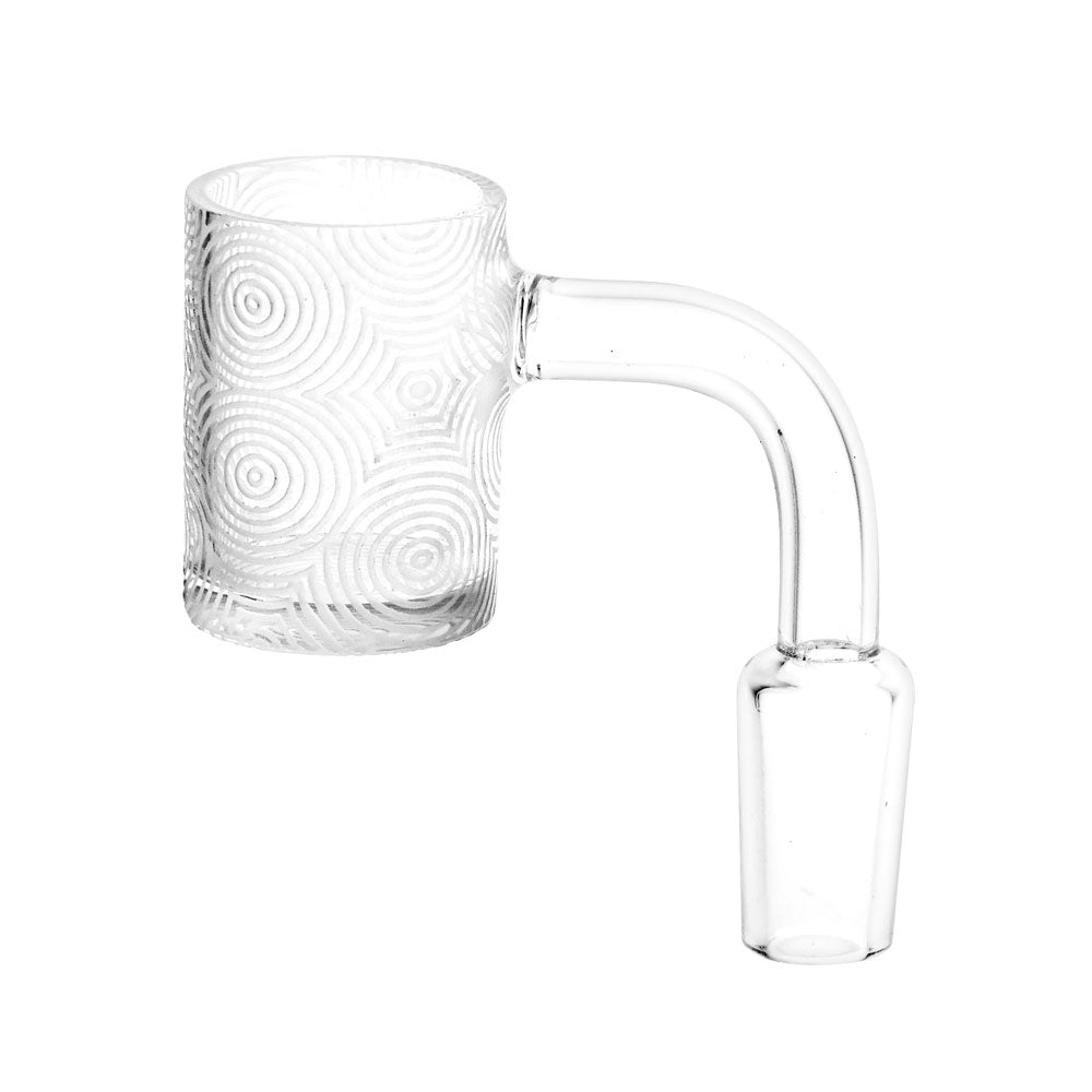 Pulsar Etched Quartz Banger - Concentric Circles