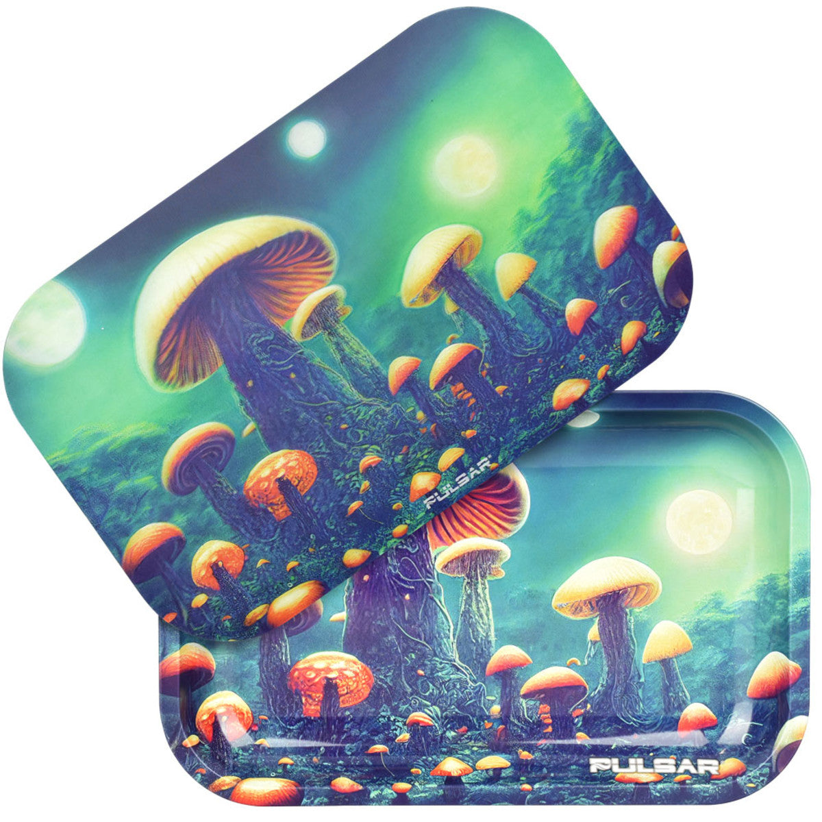 Pulsar Rolling Tray & 3D Lid Set | Planet Fungi