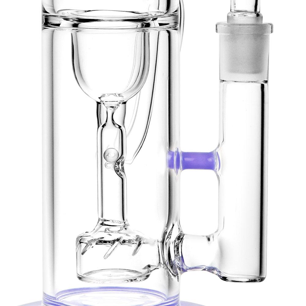 pulsar pearl recycler dab rig percolator opaque purple