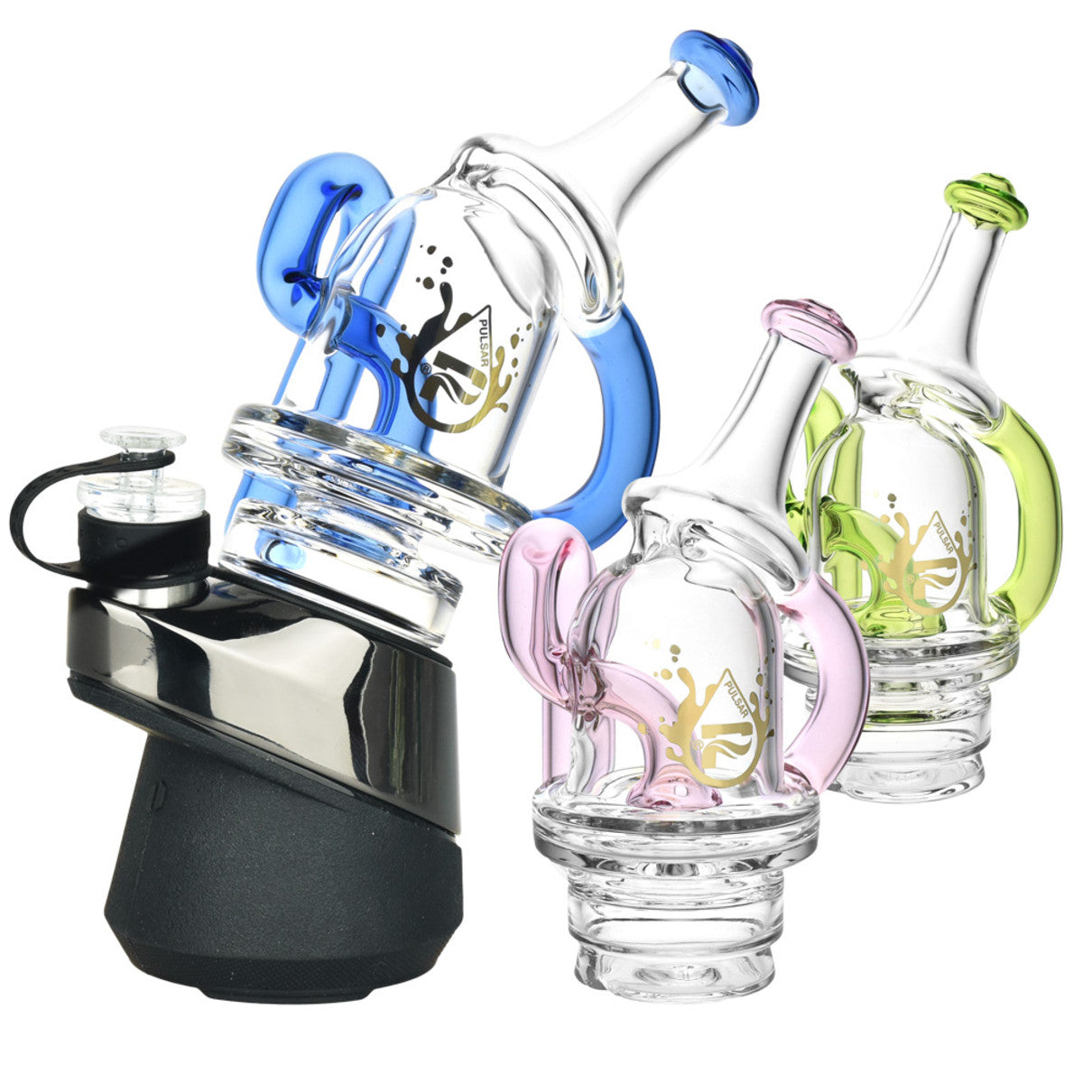Pulsar Puffco Peak Pro Recycler Attachment Glass Top Dome Perc