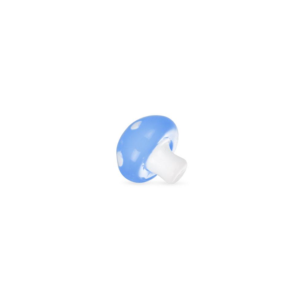 pulsar quartz banger insert beads mushroom blue