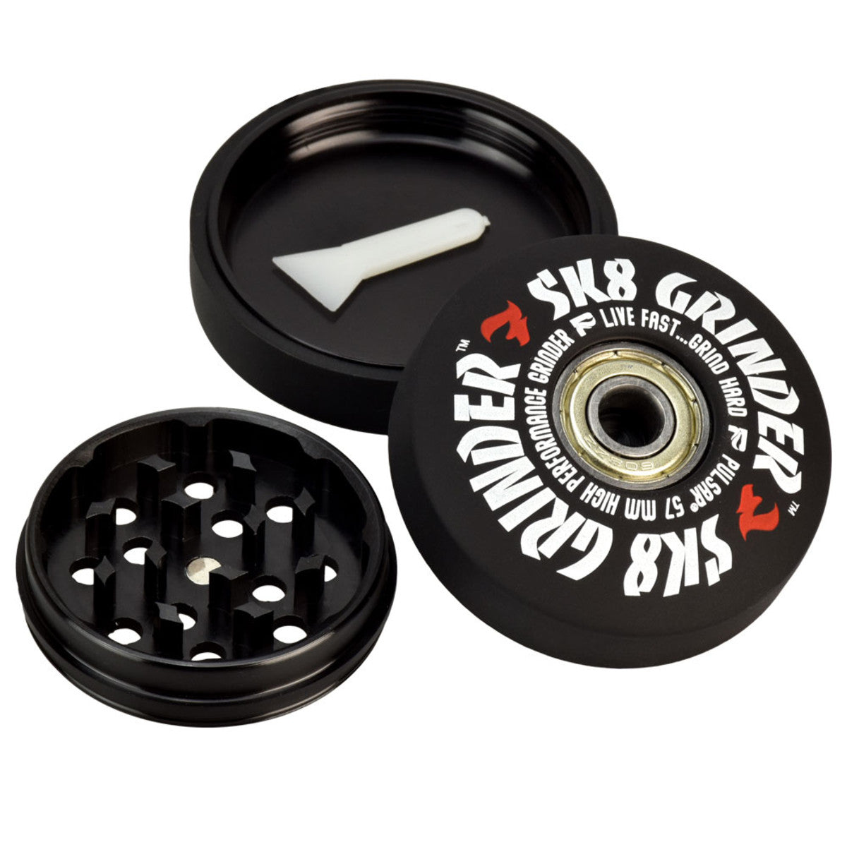 pulsar sk8 grinder asphalt black 3 piece
