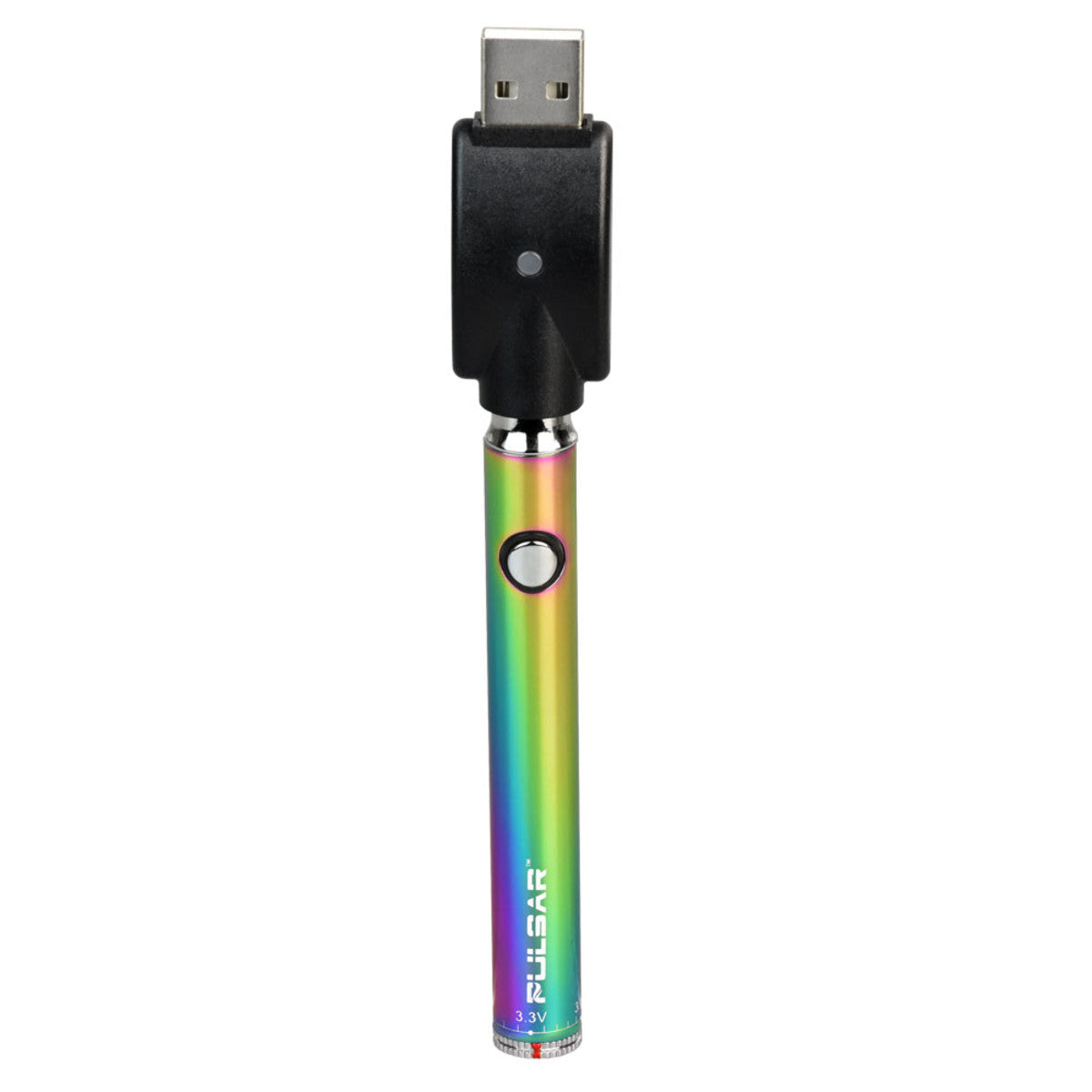 pulsar slim spinner 510 cartridge vape battery rainbow