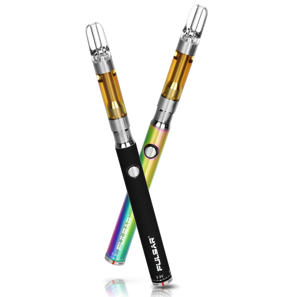 pulsar slim spinner vape pen battery black rainbow