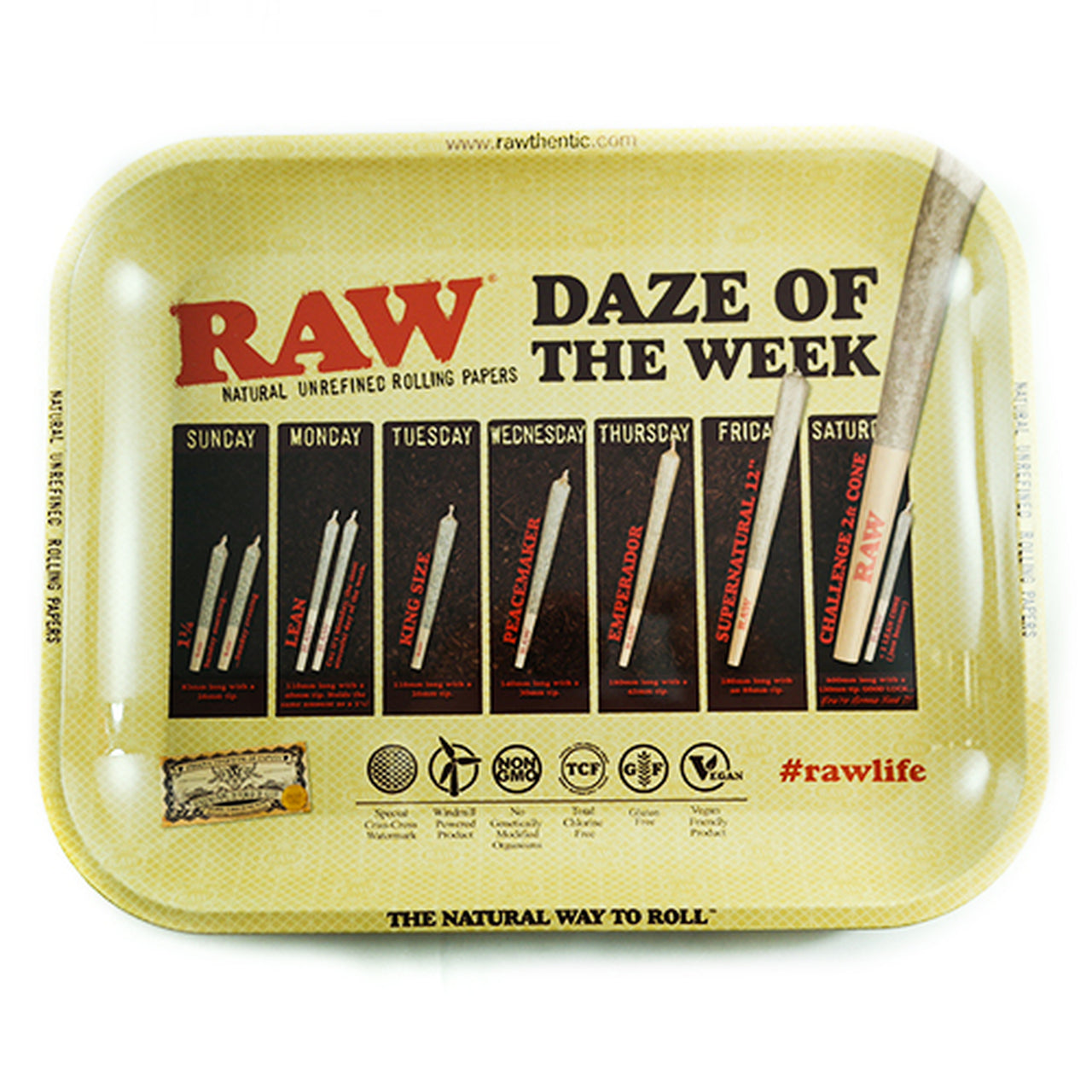 raw rolling tray daze of the week
