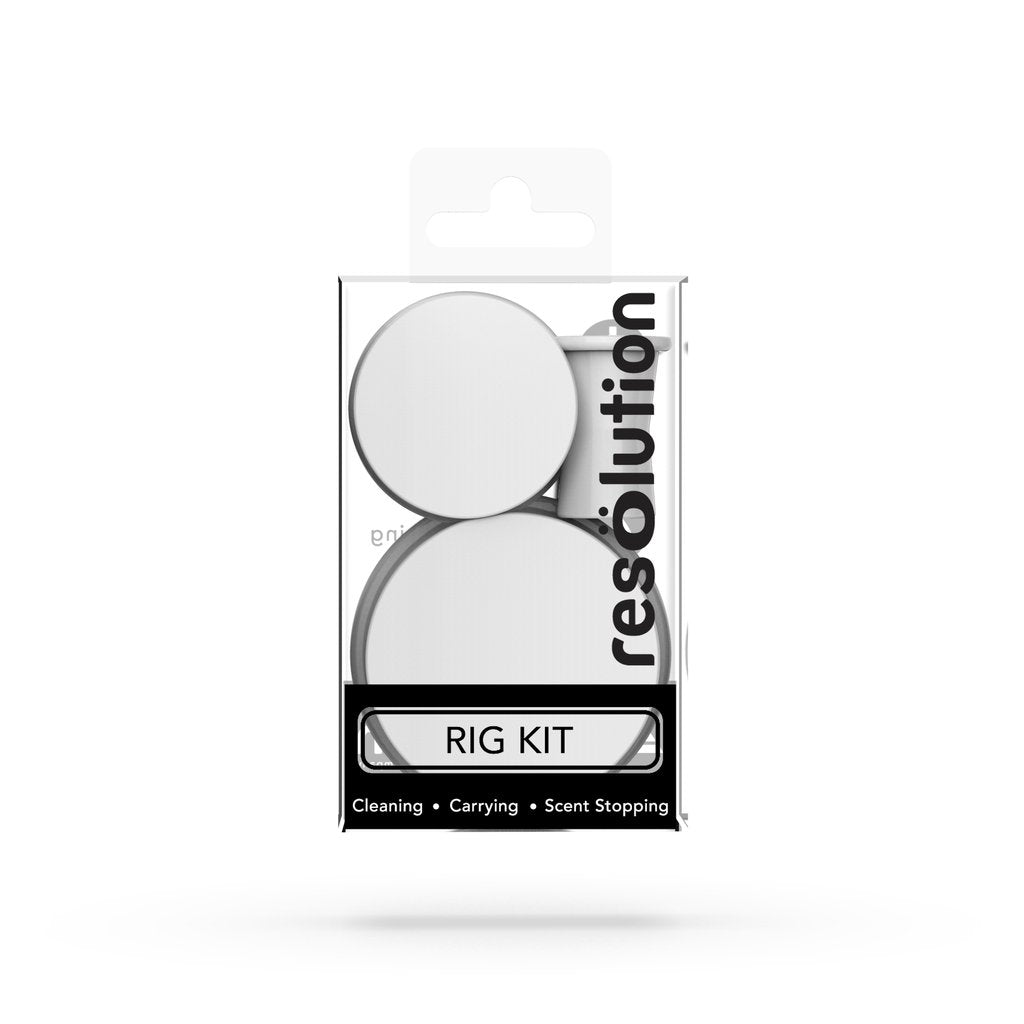 Resolution Dab Rig Cleaning Caps White