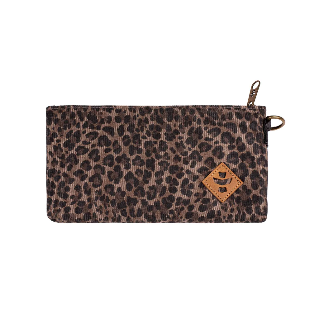 Revelry The Broker Zippered Stash Bag Leopard
