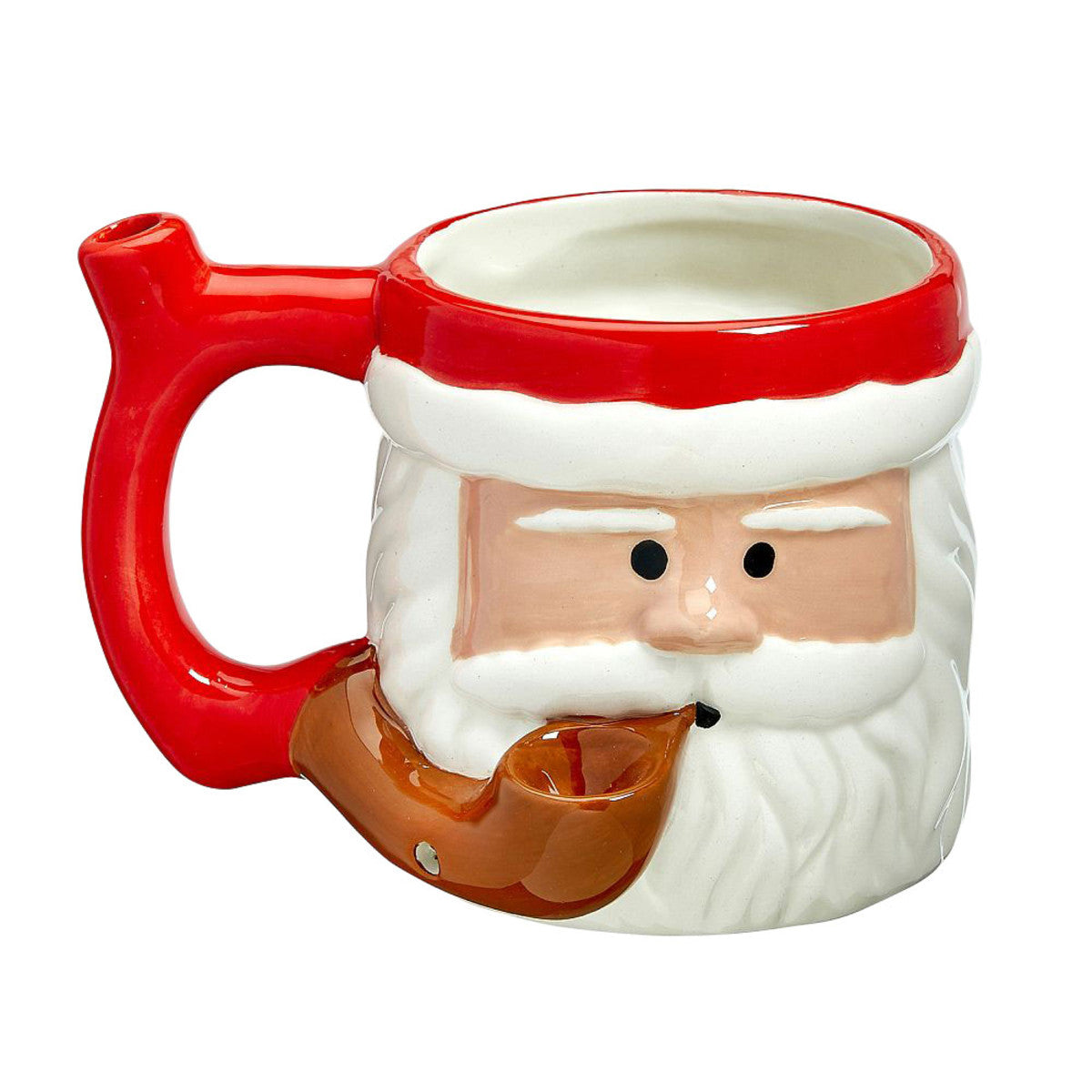 Roast & Toast Smoking Santa Ceramic Pipe Mug