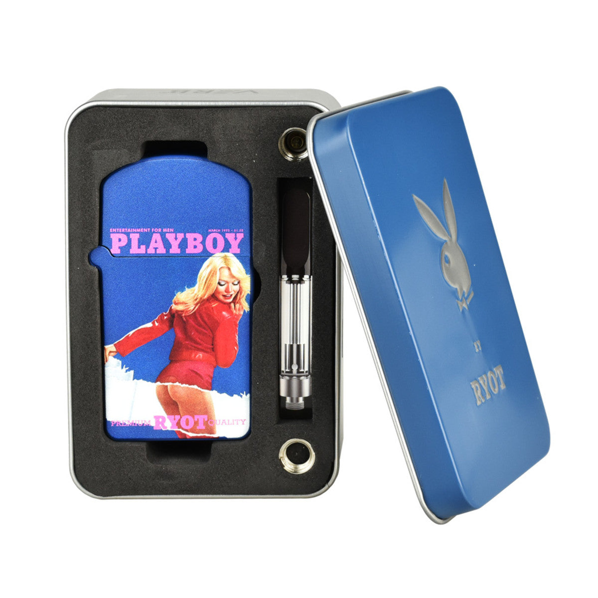 ryot playboy 510 verb battery classic cover storage tin