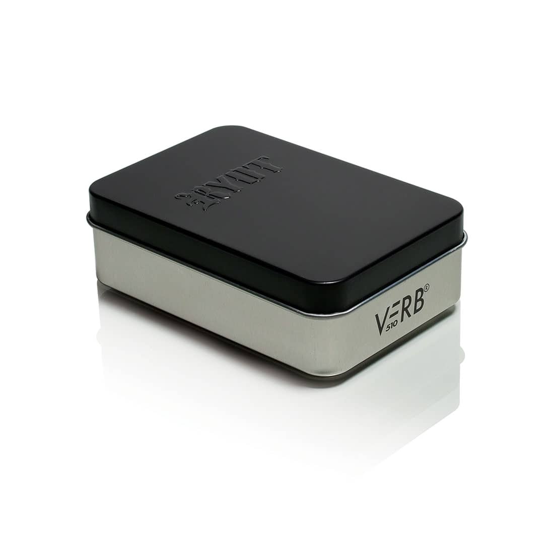 RYOT VERB 510 Vape Cartridge Battery Black Storage Tin