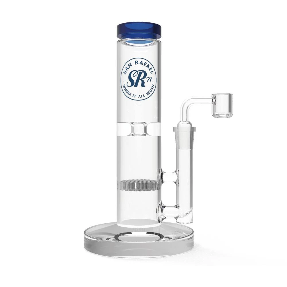 san rafael straight tube water pipe dab rig 8 inch
