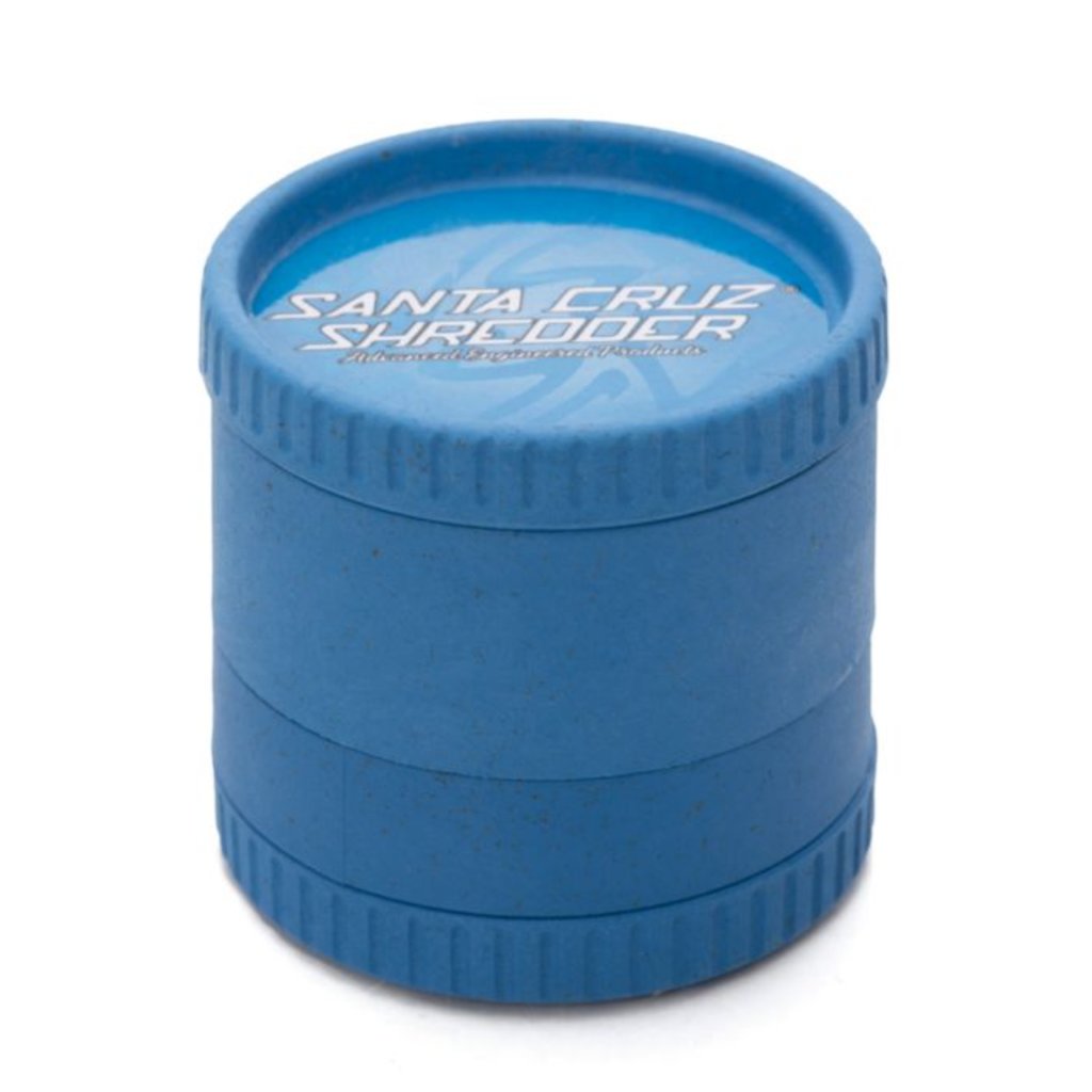 santa cruz hemp grinder 4 piece blue