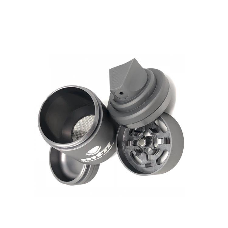 santa cruz shredder 4 piece grinder matte grey