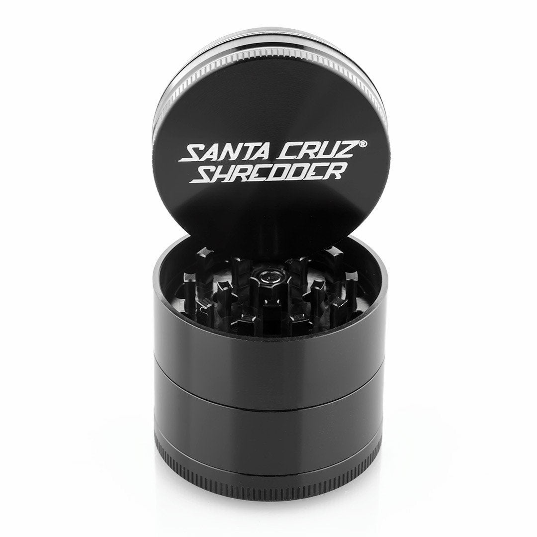 santa cruz shredder grinder 4 piece black medium
