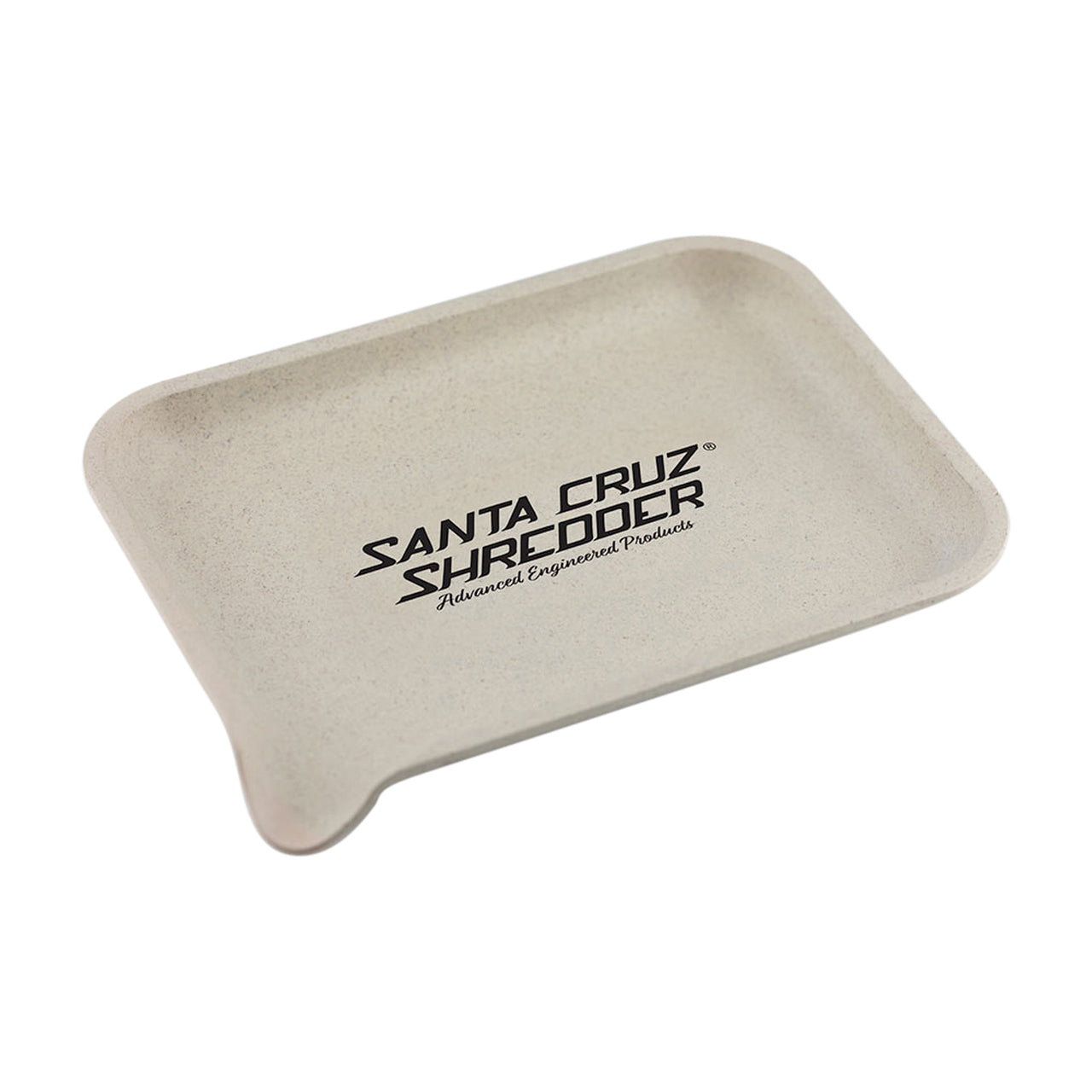 santa cruz shredder hemp rolling tray white biodegradable