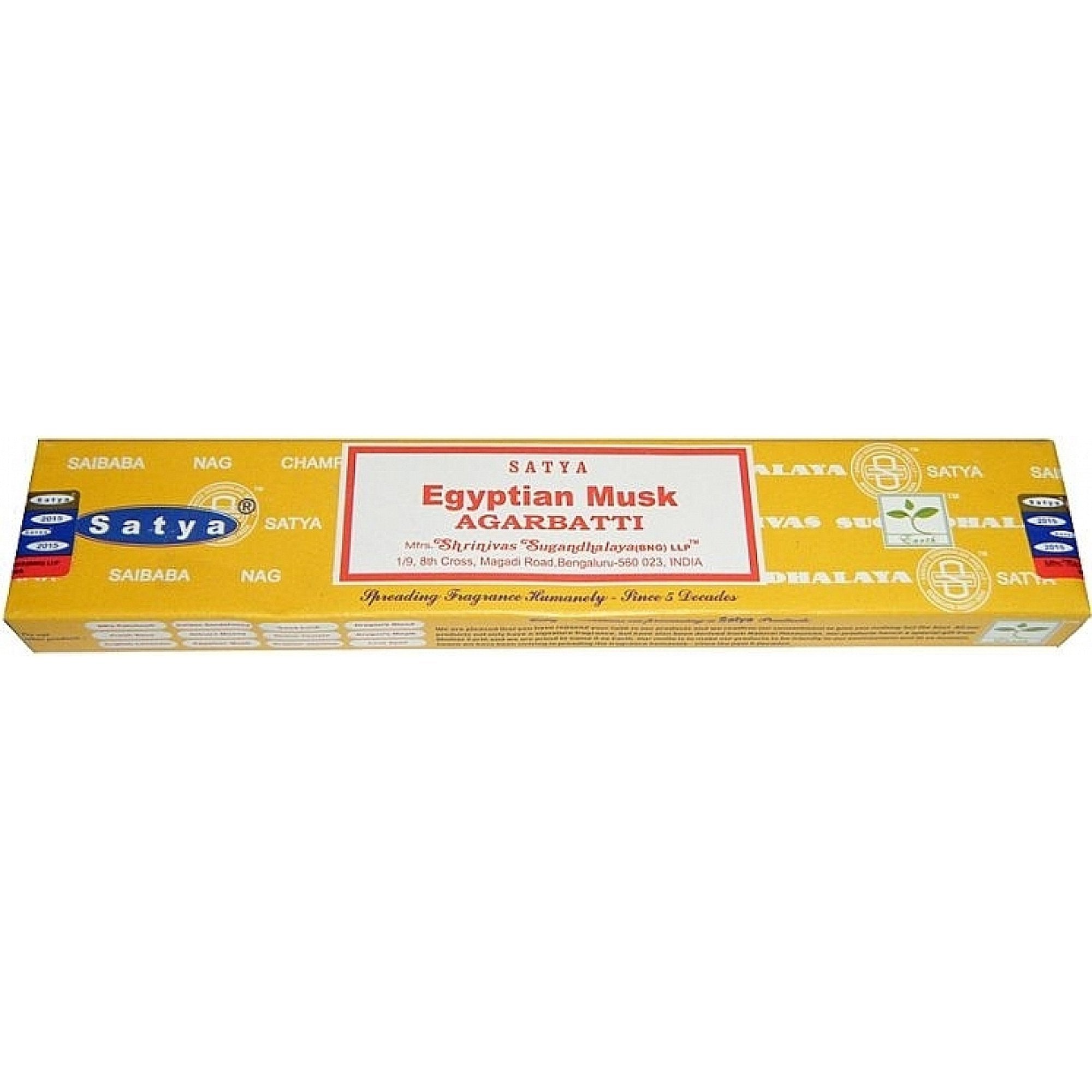 Satya Sai Baba Incense Sticks - Egyptian Musk (15 Gram)