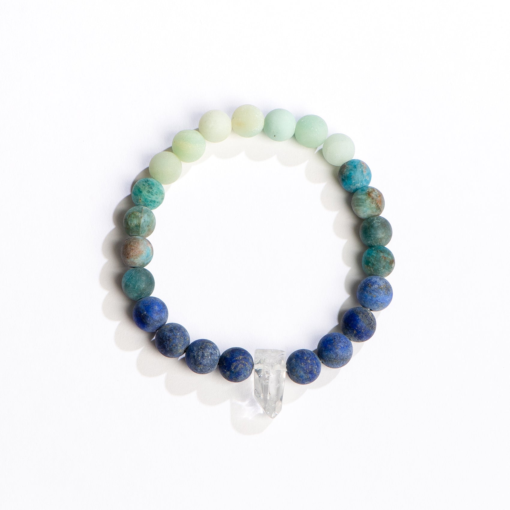shoppe geo energy balance reflect gemstone bracelet