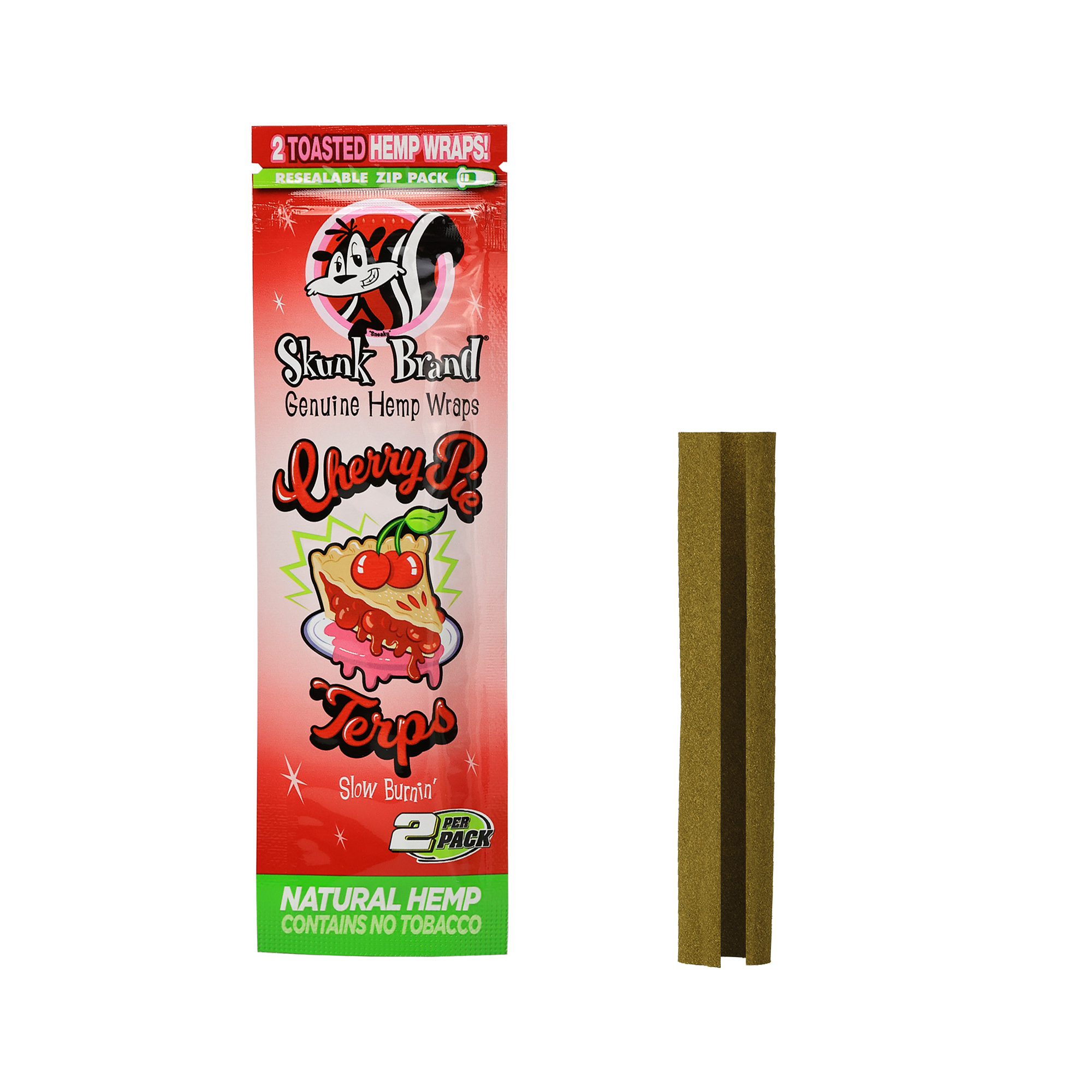 skunk brand hemp wraps cherry pie terps