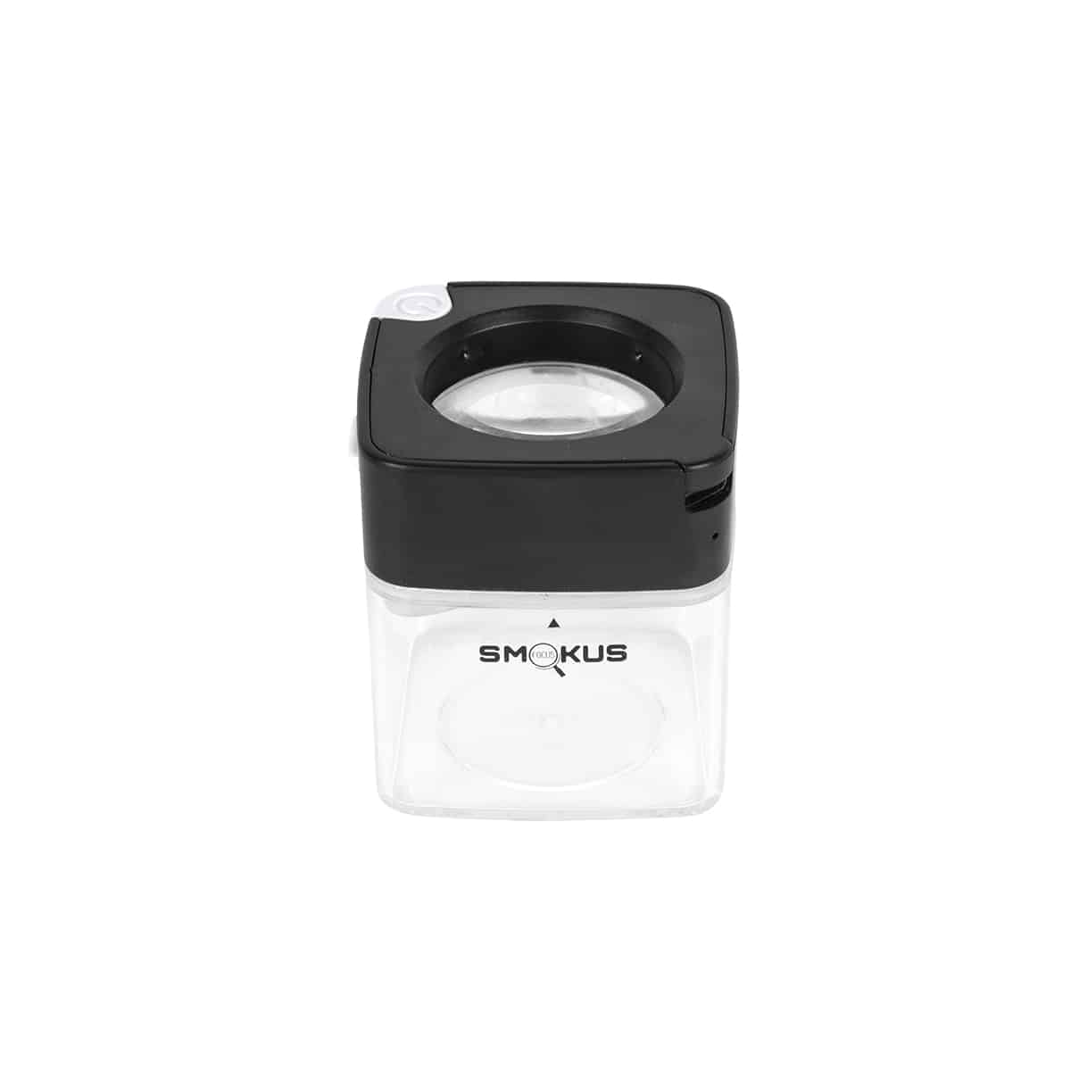 smokus focus comet infinity led stash jar black lid