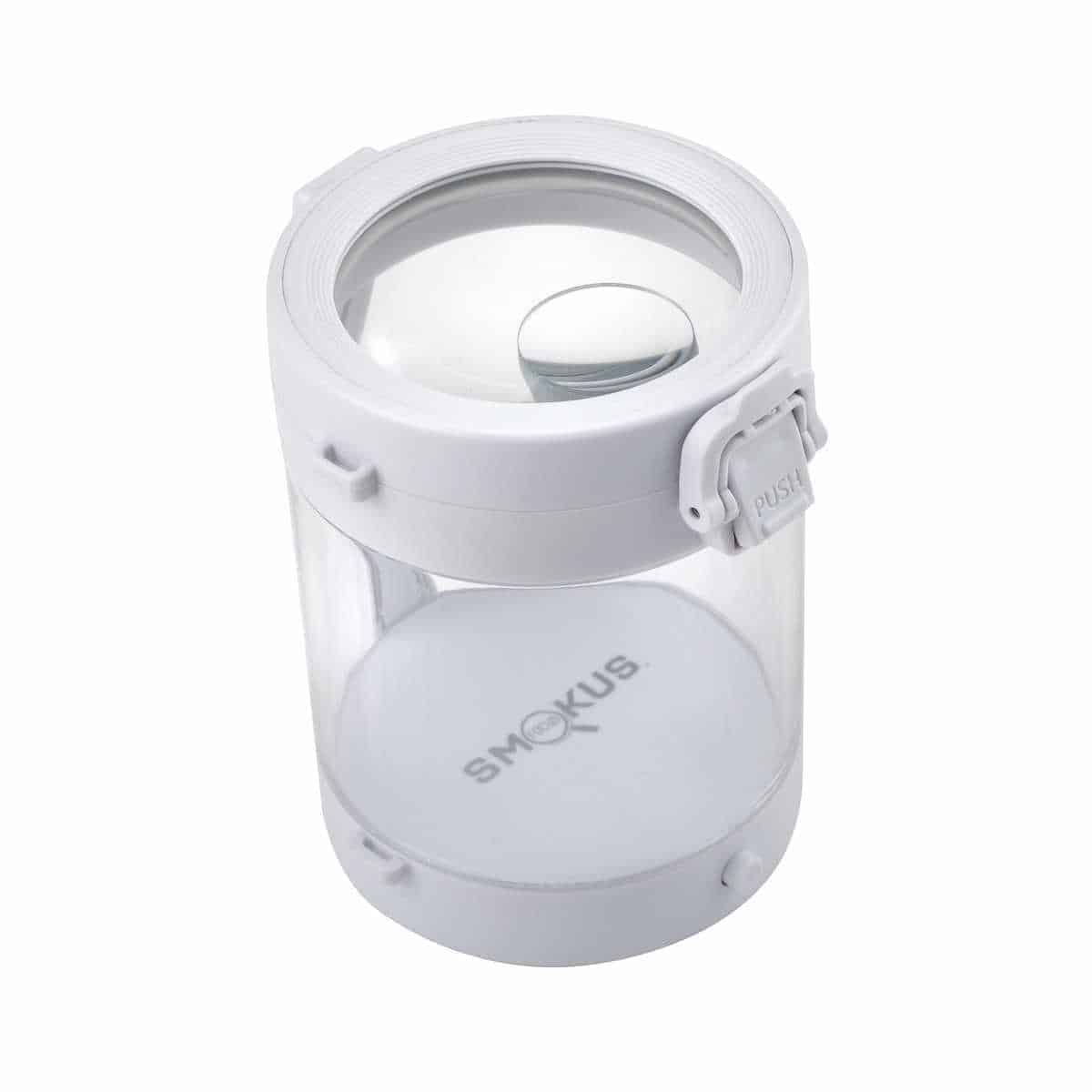smokus focus eclipse led stash jar rechargeable white
