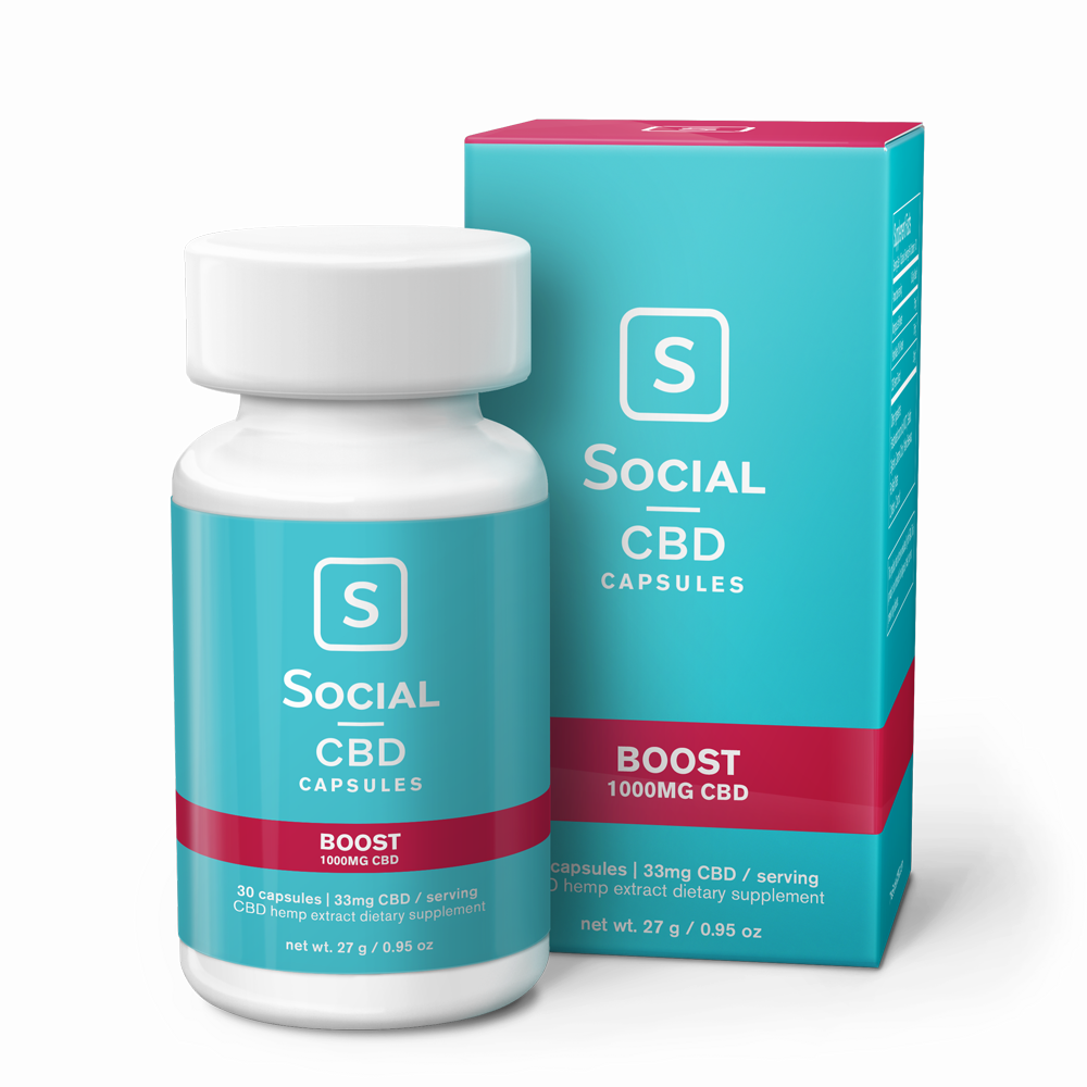 social cbd gel capsules 1000mg boost