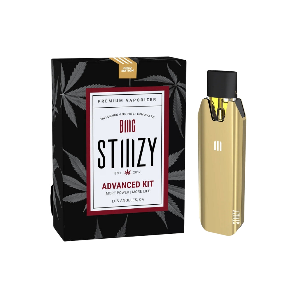 STIIIZY BIIIG Vape Pod Battery Advanced Kit Gold