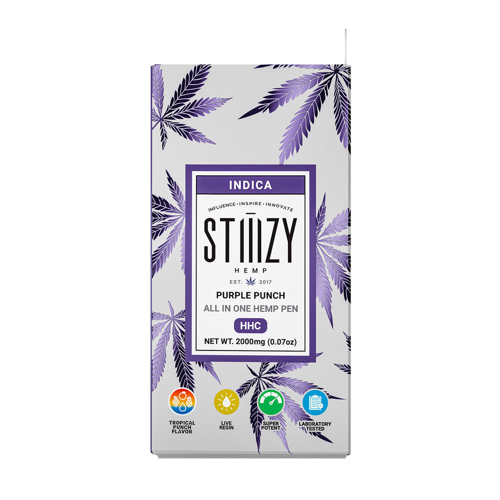 STIIIZY Hemp HHC Disposable Vape Pen Purple Punch Indica