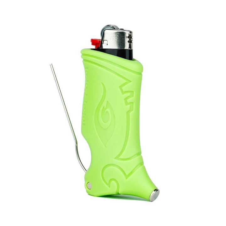 toker poker lighter tool lime green