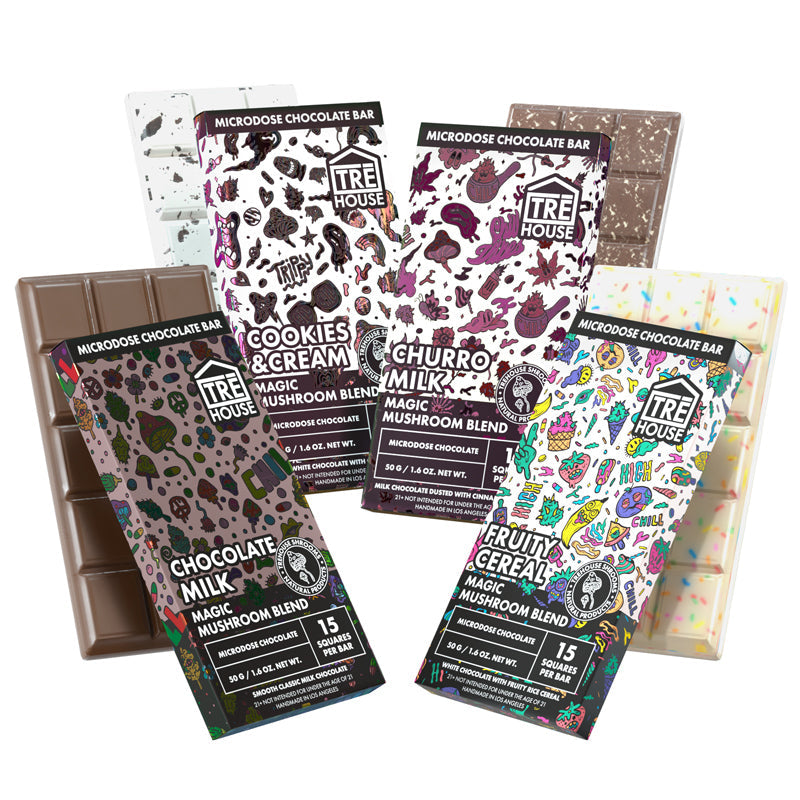 Magic Mushroom Chocolate Bar Packaging