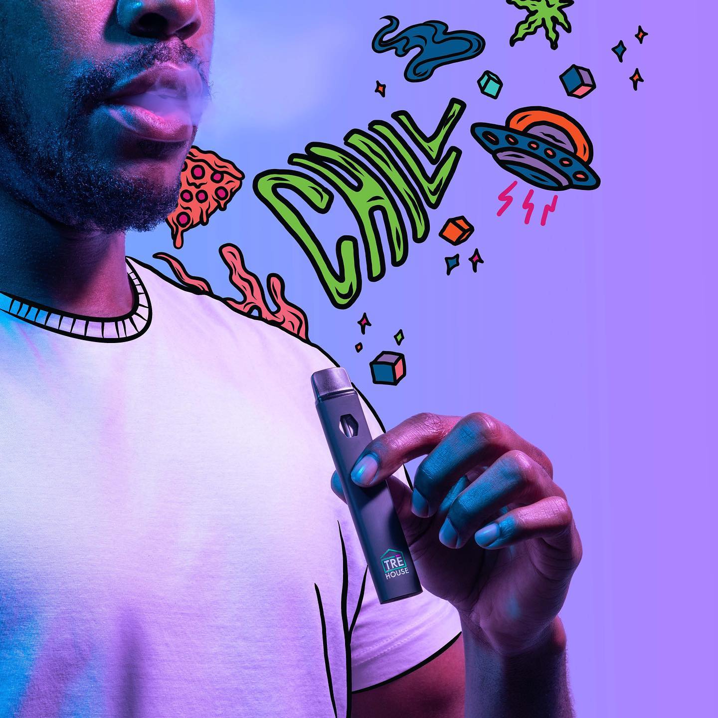 TRE House HHC Disposable Vape Pen | Watermelon Zkit (Indica)