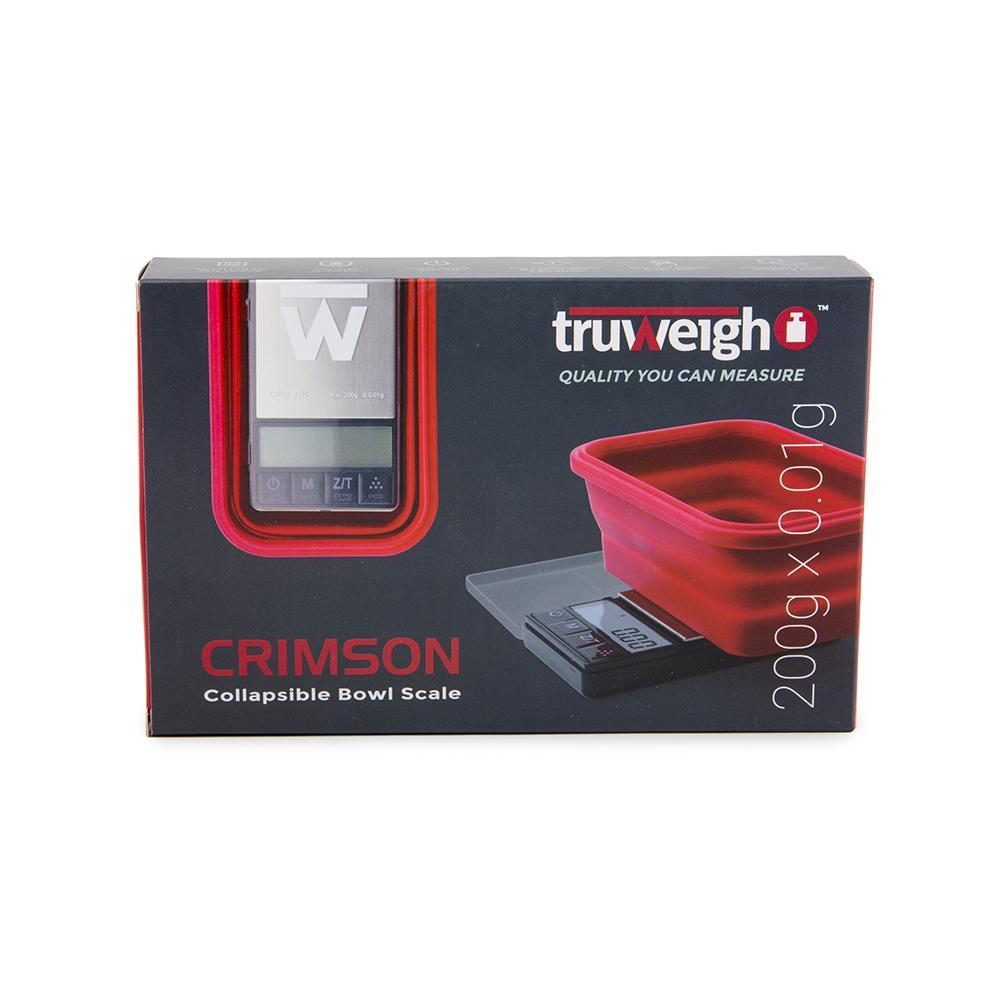 truweigh crimson collapsible bowl scale 200g