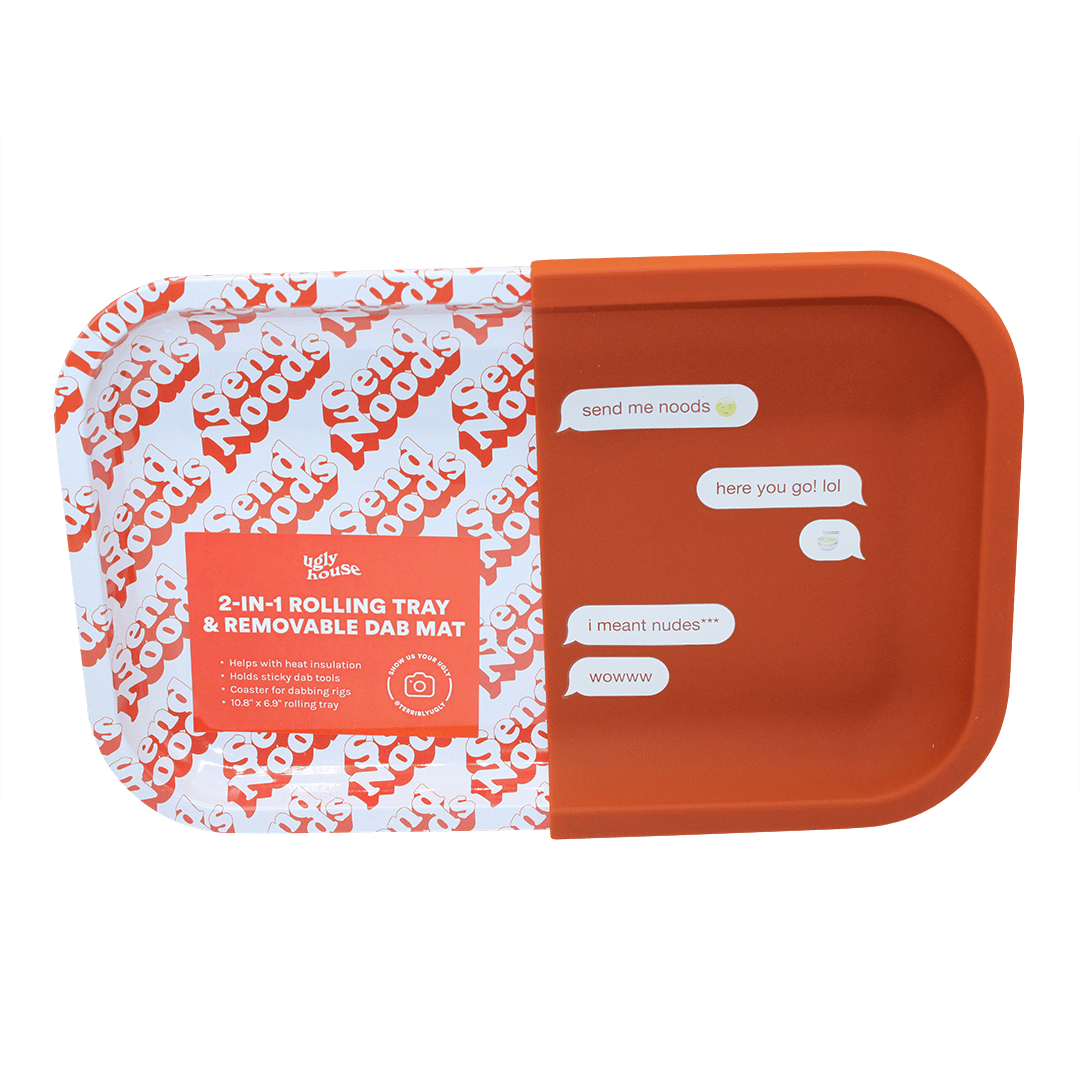 Ugly House Rolling Tray & Dab Mat - Send Noods