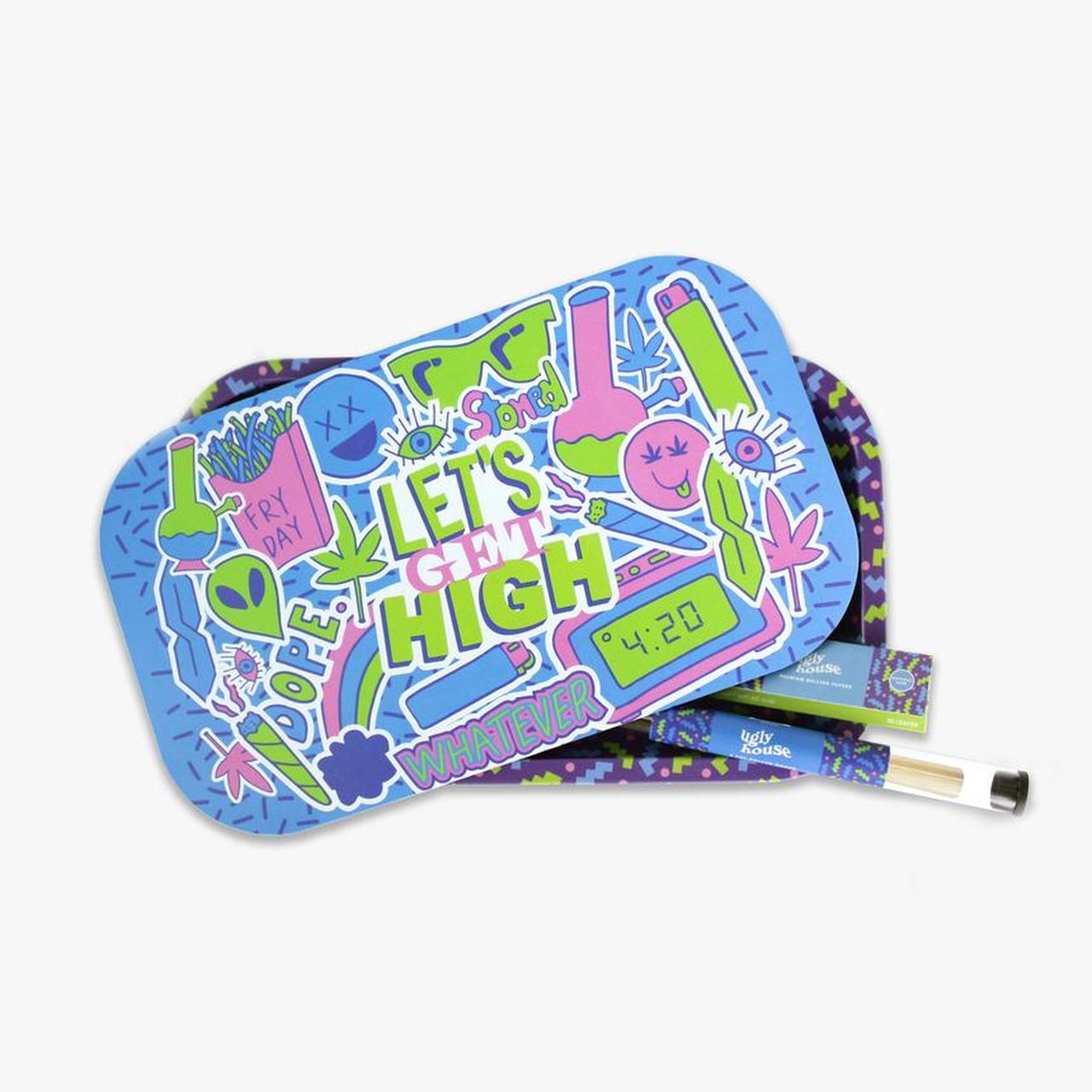 ugly house stickers rolling tray bundle